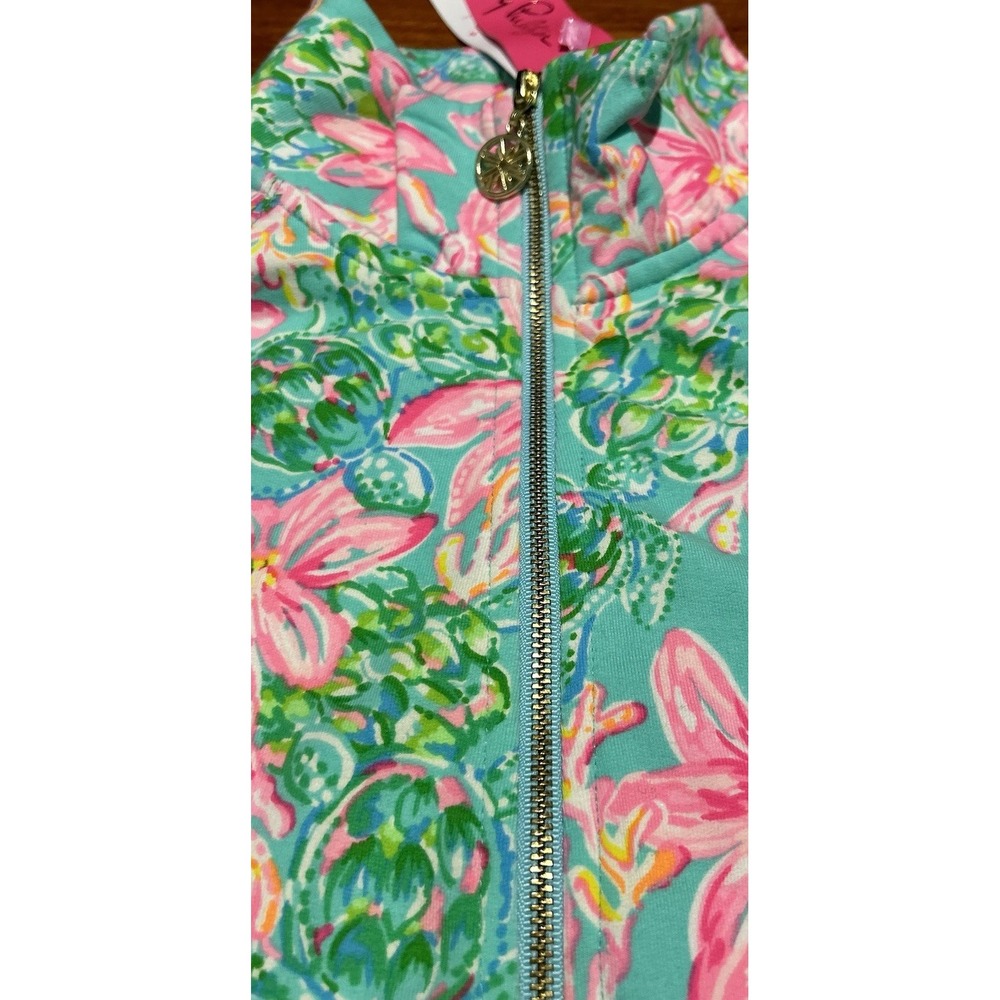 Lilly Pulitzer NWT UPF 50+ Skipper Popover So Shellegant Sz Small 1/4 Zip - Picture 4 of 6